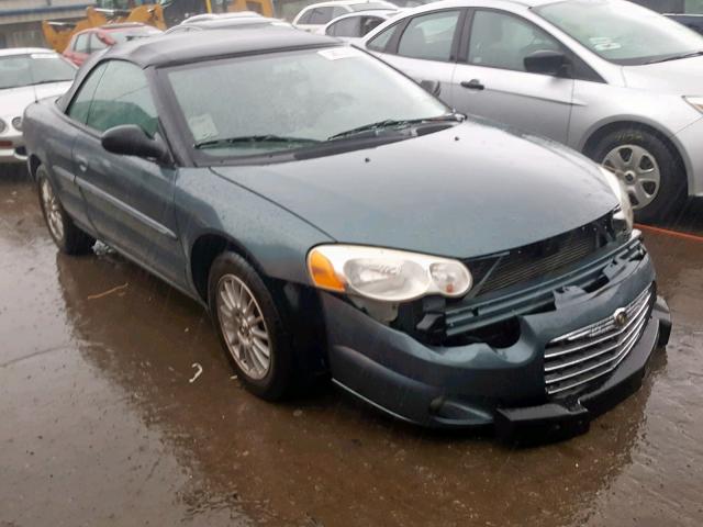 1C3EL55R06N142723 - 2006 CHRYSLER SEBRING TO GREEN photo 1