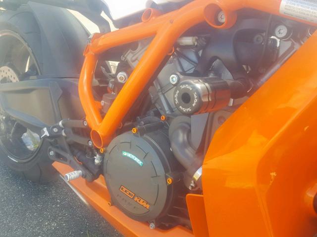 VBKVR9402FM923798 - 2015 KTM 1190 RC8 ORANGE photo 7