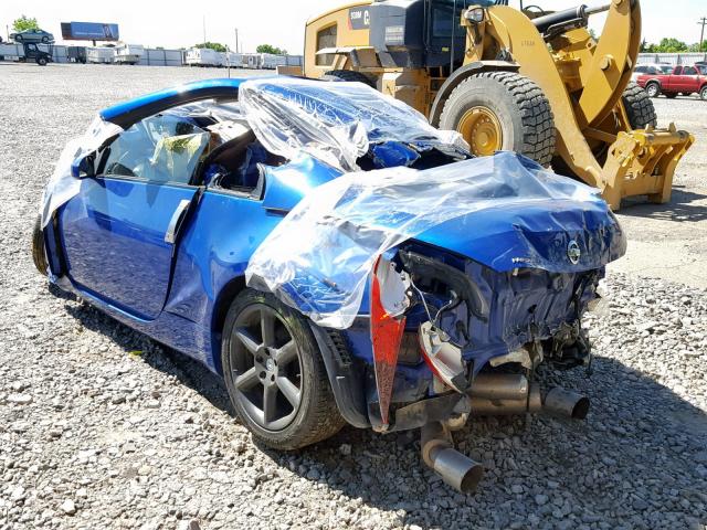 JN1AZ34E13T001181 - 2003 NISSAN 350Z COUPE BLUE photo 3