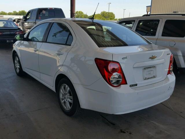 1G1JA5SH5C4218510 - 2012 CHEVROLET SONIC LS 白色 照片 3