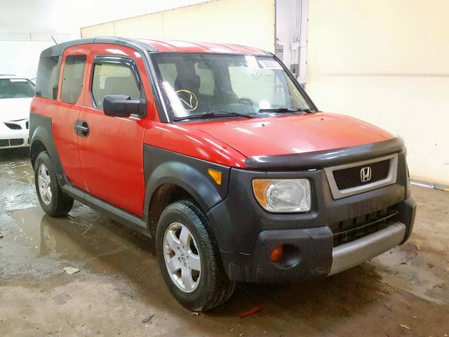 5J6YH28615L004302 - 2005 HONDA ELEMENT EX RED photo 1