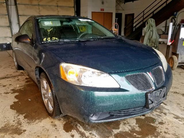 1G2ZH158464230943 - 2006 PONTIAC G6 GT GREEN photo 1