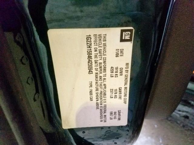 1G2ZH158464230943 - 2006 PONTIAC G6 GT GREEN photo 10