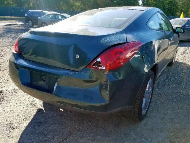 1G2ZH158464230943 - 2006 PONTIAC G6 GT GREEN photo 4