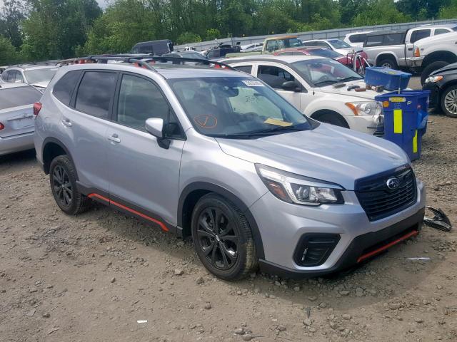 JF2SKAPC0KH454828 - 2019 SUBARU FORESTER S Gümüş foto 1