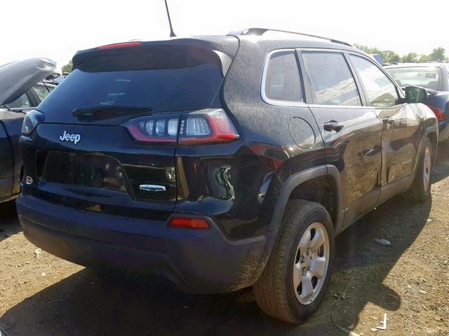 1C4PJLCB3KD108800 - 2019 JEEP CHEROKEE L BLACK photo 4