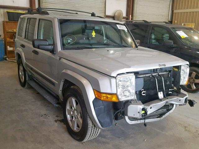 1J8HG48N66C232267 - 2006 JEEP COMMANDER SILVER photo 1