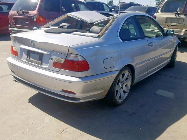 WBABN334X2PG59837 - 2002 BMW 325 CI SILVER photo 4