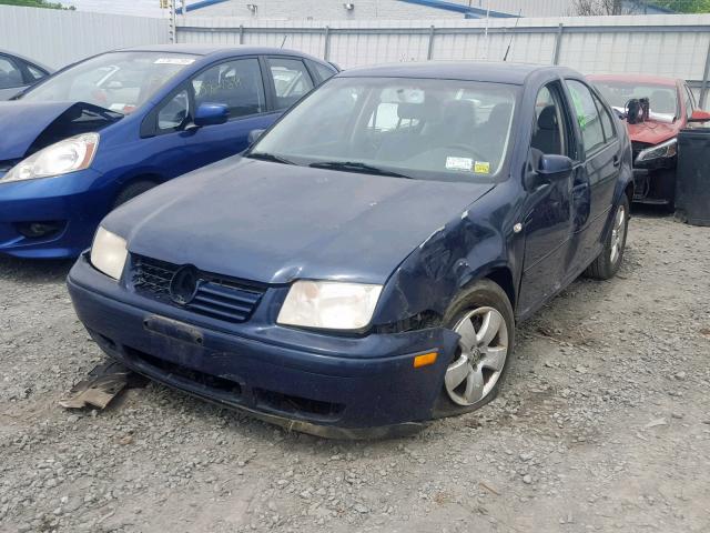 3VWSK69M63M123151 - 2003 VOLKSWAGEN JETTA GLS BLUE photo 2