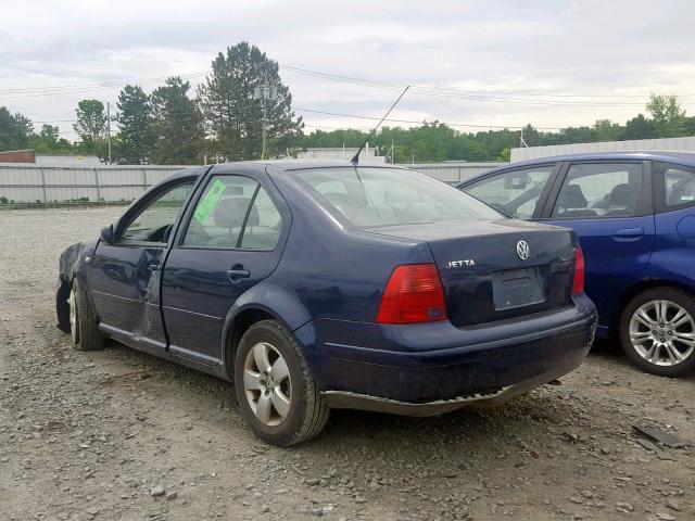 3VWSK69M63M123151 - 2003 VOLKSWAGEN JETTA GLS BLUE photo 3