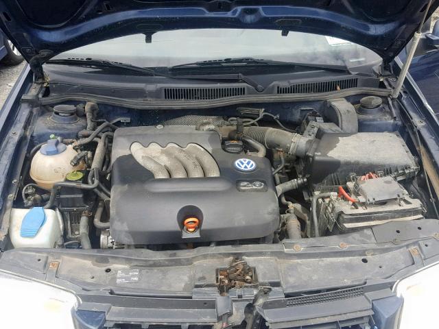 3VWSK69M63M123151 - 2003 VOLKSWAGEN JETTA GLS BLUE photo 7