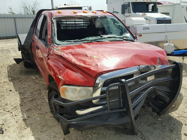 3D7MA48C83G754581 - 2003 DODGE RAM 3500 S RED photo 1