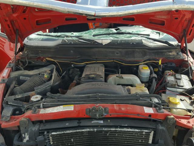 3D7MA48C83G754581 - 2003 DODGE RAM 3500 S RED photo 7