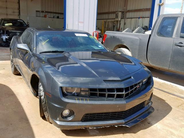 2G1FS1EW9C9166317 - 2012 CHEVROLET CAMARO SS CHARCOAL photo 1