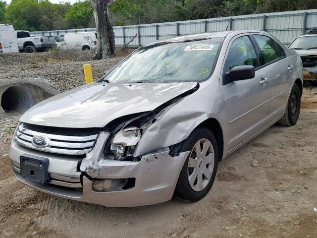 3FAHP06Z97R252544 - 2007 FORD FUSION S SILVER photo 2