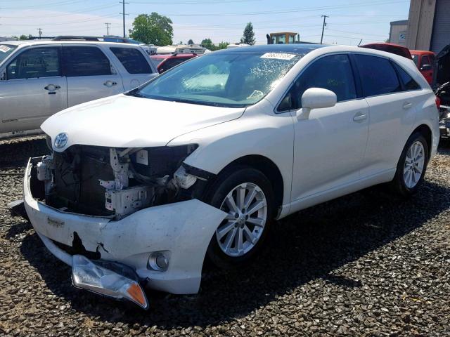 4T3ZA3BB4BU038947 - 2011 TOYOTA VENZA WHITE photo 2