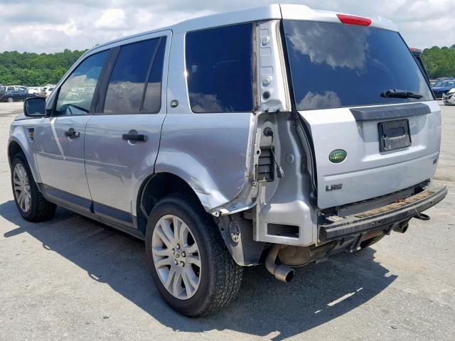 SALFP24N98H041160 - 2008 LAND ROVER LR2 SE SILVER photo 3