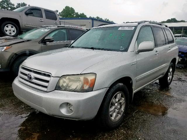 JTEDP21AX40014392 - 2004 TOYOTA HIGHLANDER GRAY photo 2