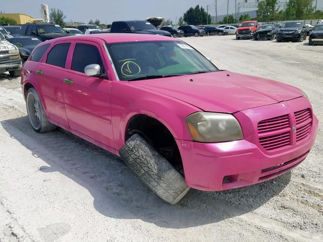 2D4FV48T25H680247 - 2005 DODGE MAGNUM SE PINK photo 1