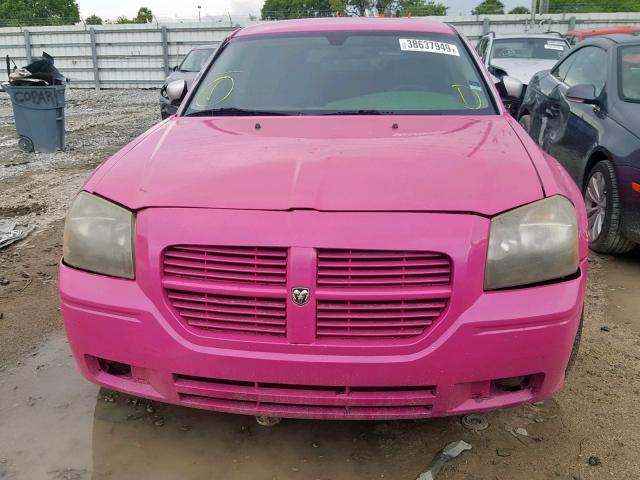 2D4FV48T25H680247 - 2005 DODGE MAGNUM SE PINK photo 10