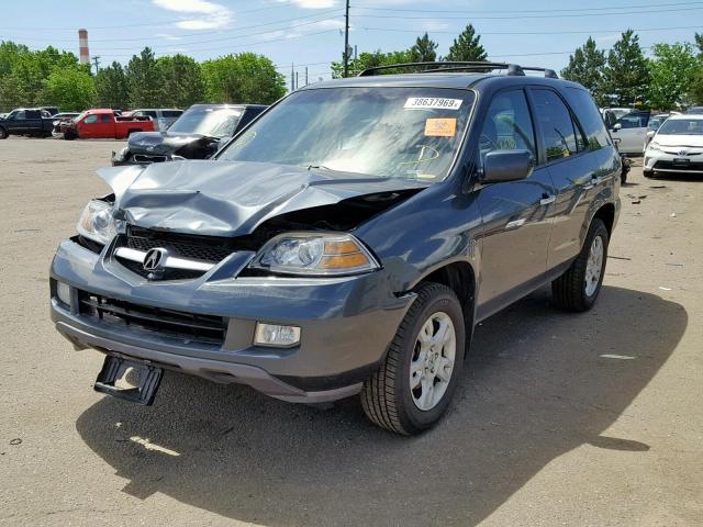 2HNYD18954H541685 - 2004 ACURA MDX TOURIN GRAY photo 2