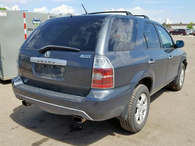 2HNYD18954H541685 - 2004 ACURA MDX TOURIN GRAY photo 4