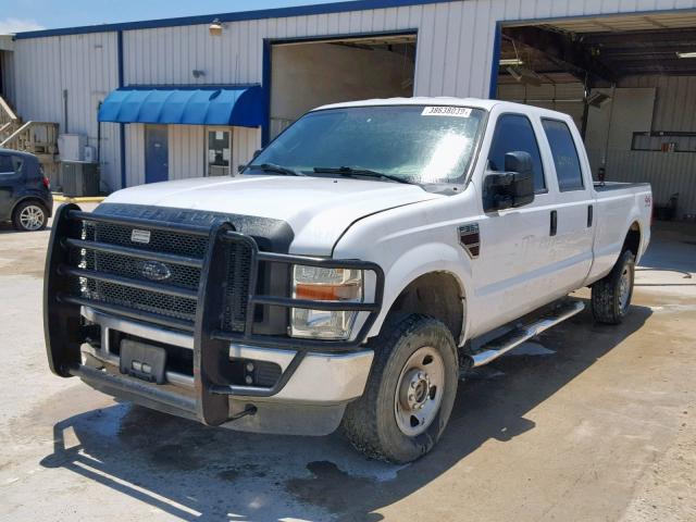 1FTWW31R38EC93480 - 2008 FORD F350 SRW S WHITE photo 2