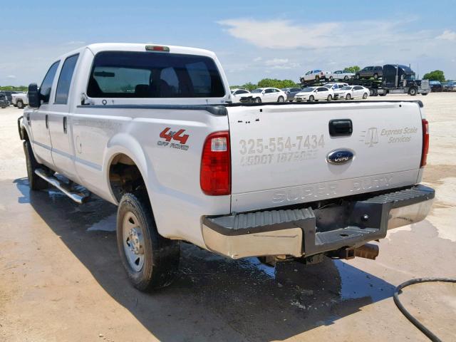 1FTWW31R38EC93480 - 2008 FORD F350 SRW S WHITE photo 3