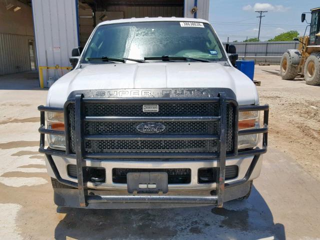 1FTWW31R38EC93480 - 2008 FORD F350 SRW S WHITE photo 9