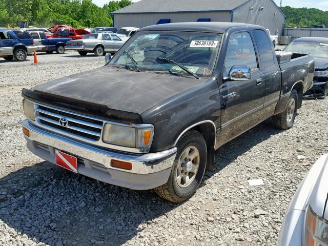 JT4TN14D4W0041306 - 1998 TOYOTA T100 XTRAC BLACK photo 2