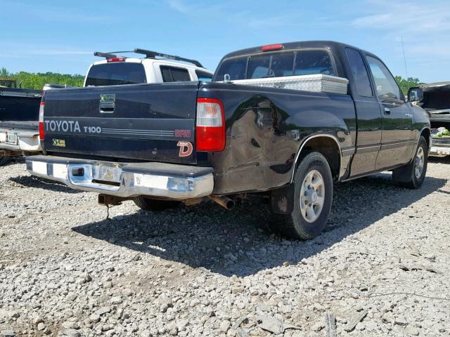 JT4TN14D4W0041306 - 1998 TOYOTA T100 XTRAC BLACK photo 4