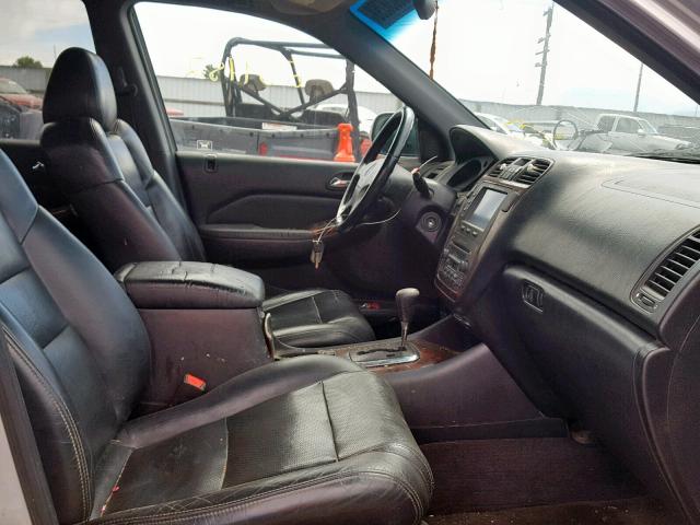 2HNYD18611H521094 - 2001 ACURA MDX TOURIN SILVER photo 5