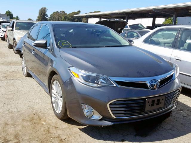 4T1BD1EB6EU025347 - 2014 TOYOTA AVALON HYB GRAY photo 1