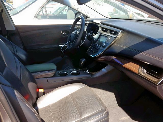 4T1BD1EB6EU025347 - 2014 TOYOTA AVALON HYB GRAY photo 5