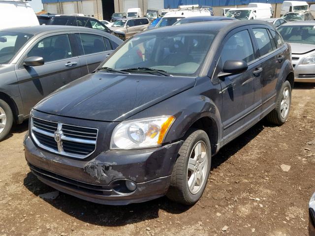 1B3HB48B68D617211 - 2008 DODGE CALIBER SX BLACK photo 2