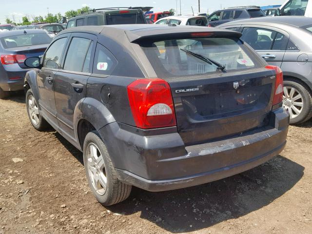 1B3HB48B68D617211 - 2008 DODGE CALIBER SX BLACK photo 3