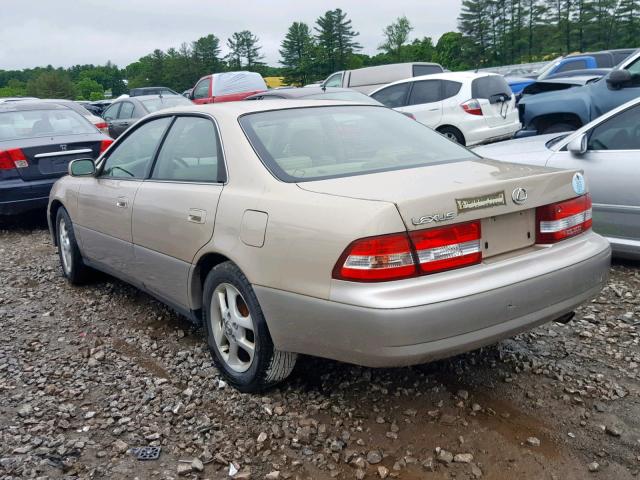 JT8BF28G910332958 - 2001 LEXUS ES 300 GOLD photo 3