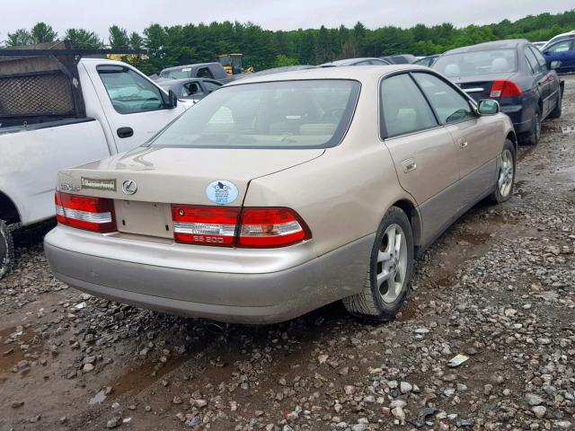 JT8BF28G910332958 - 2001 LEXUS ES 300 GOLD photo 4