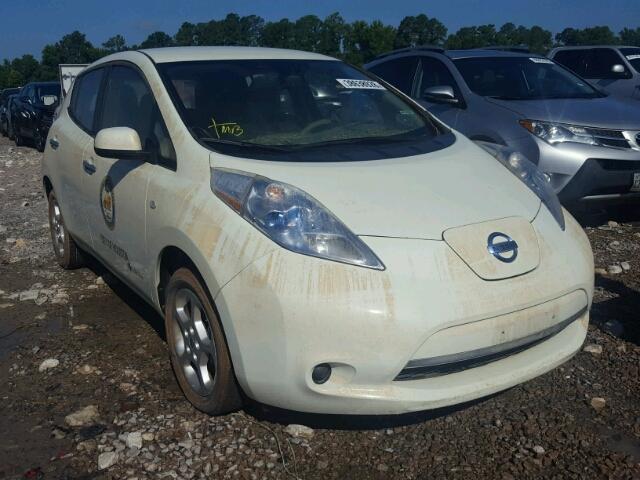 JN1AZ0CP5CT018101 - 2012 NISSAN LEAF SV WHITE photo 1