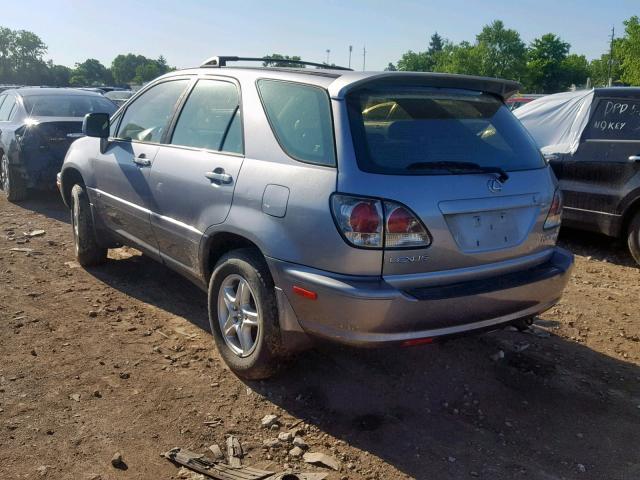 JTJHF10U120244816 - 2002 LEXUS RX 300 SILVER photo 3