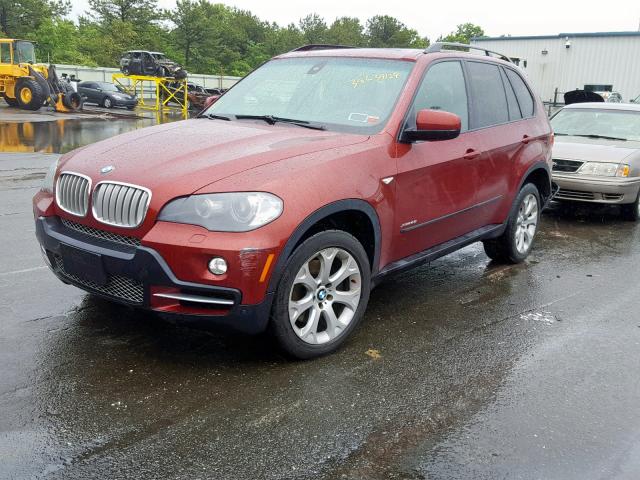 5UXFE83509L170760 - 2009 BMW X5 XDRIVE4 Rot Foto 2