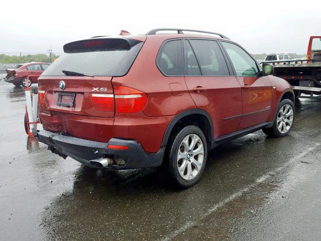 5UXFE83509L170760 - 2009 BMW X5 XDRIVE4 Rot Foto 4