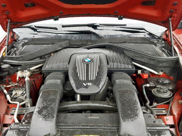 5UXFE83509L170760 - 2009 BMW X5 XDRIVE4 Rot Foto 7