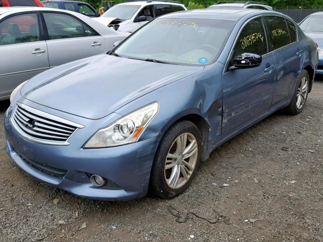 JN1CV6AR3AM461740 - 2010 INFINITI G37 BLACK photo 2