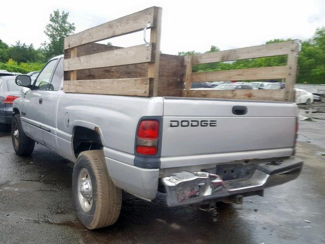 3B7KC23622M269807 - 2002 DODGE RAM 2500 GRAY photo 3