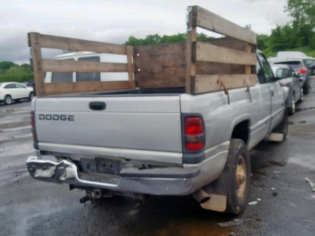 3B7KC23622M269807 - 2002 DODGE RAM 2500 GRAY photo 4