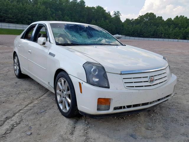 1G6DP577270117489 - 2007 CADILLAC CTS HI FEA WHITE photo 1