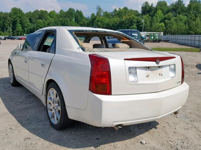 1G6DP577270117489 - 2007 CADILLAC CTS HI FEA WHITE photo 3