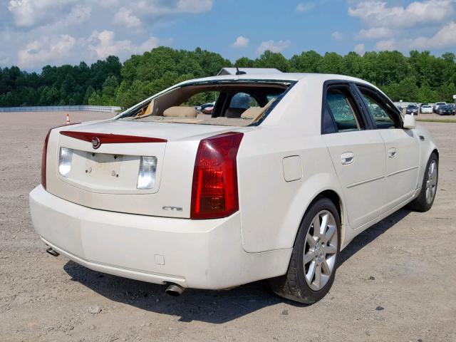 1G6DP577270117489 - 2007 CADILLAC CTS HI FEA WHITE photo 4