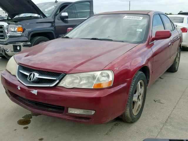 19UUA56663A021037 - 2003 ACURA 3.2TL MAROON photo 2